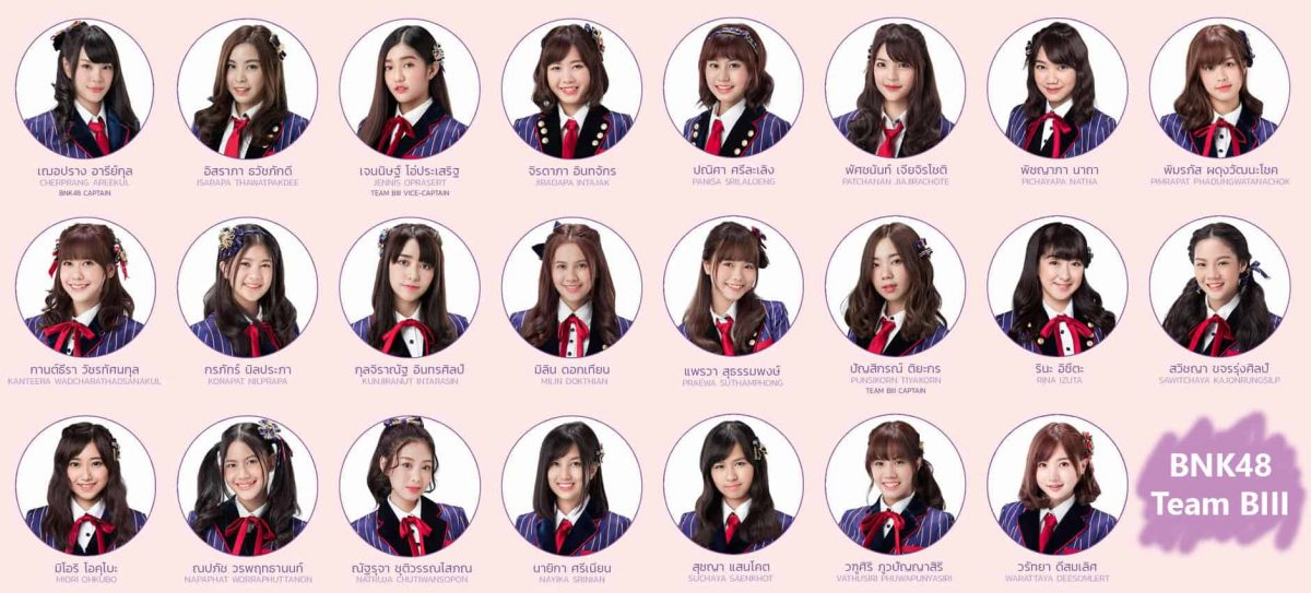 รายชื่อเพลง BNK48 Team BIII 1st Stage - NaniTalk