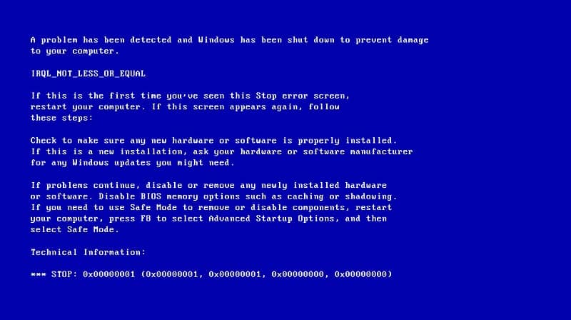 Blue Screen