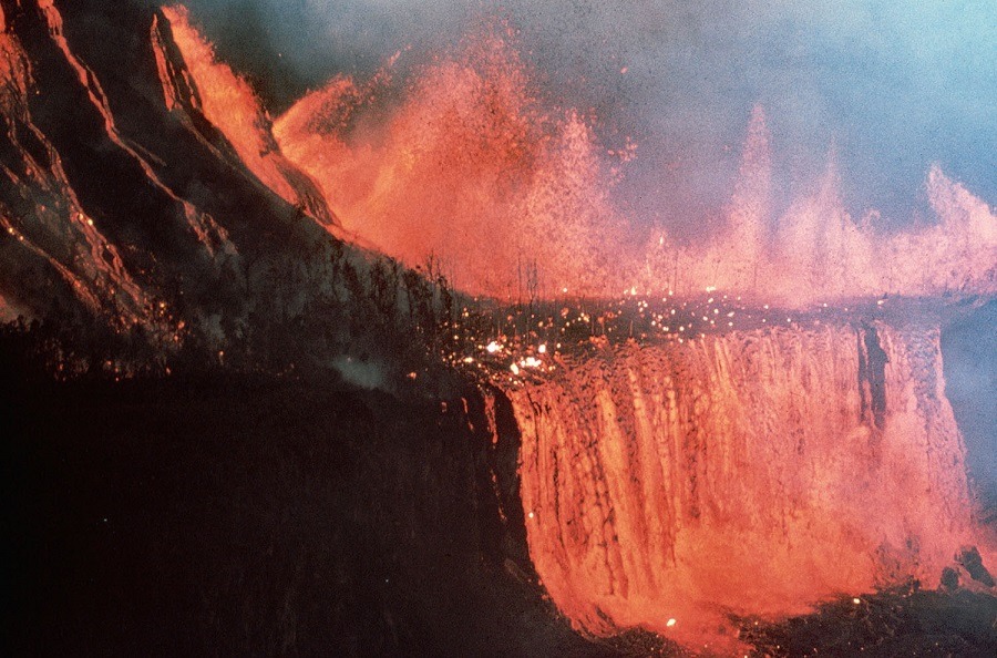 'Alae Crater Eruption