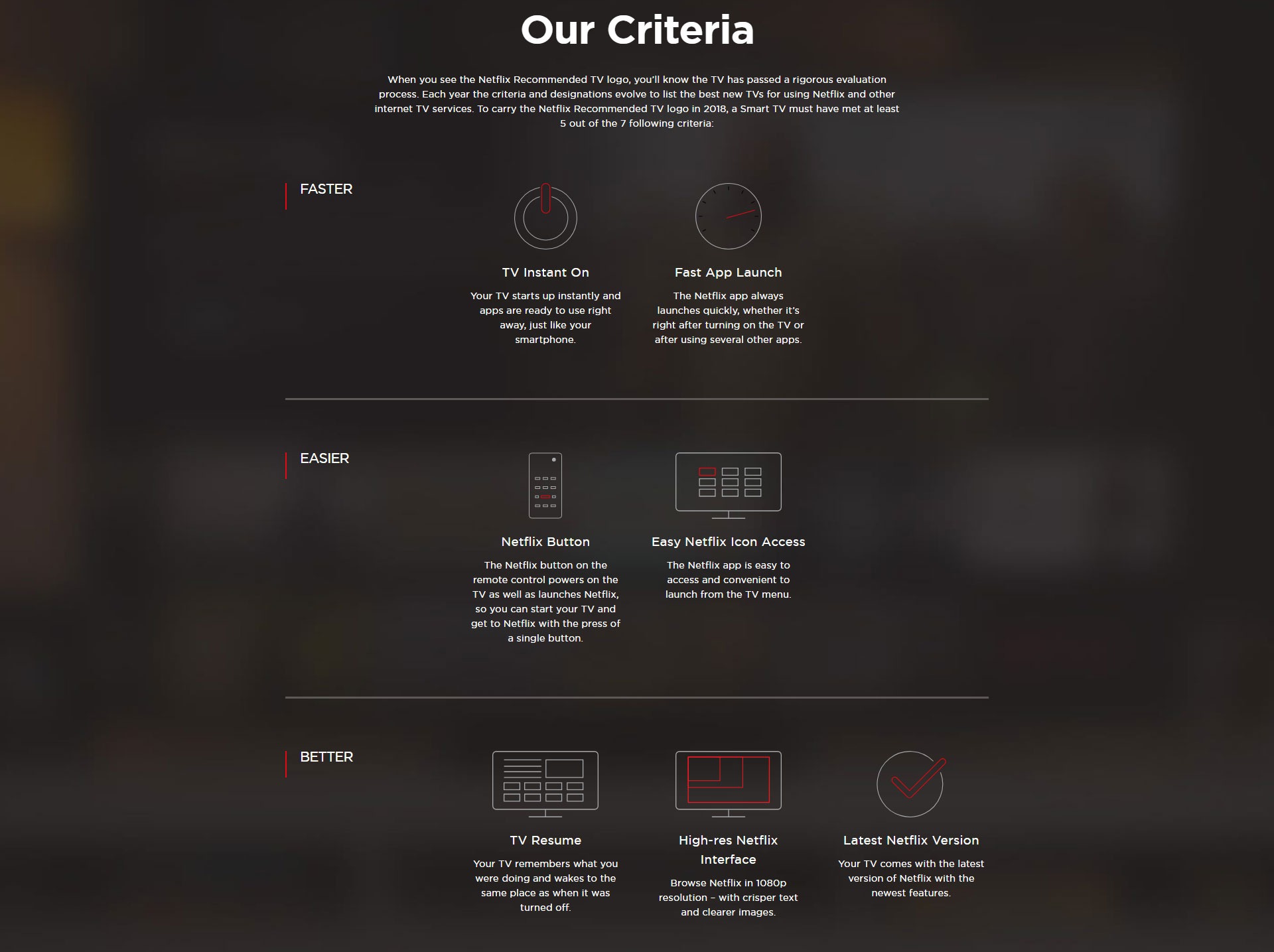 Our Criteria Netflix