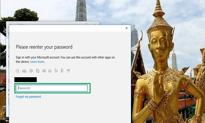Password in Windows 10 6
