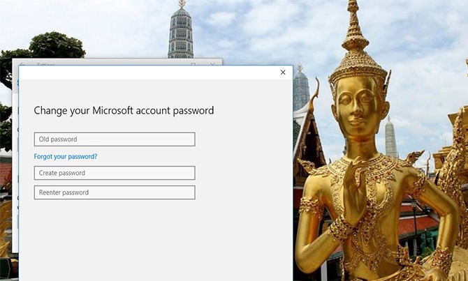 Password in Windows 10 9