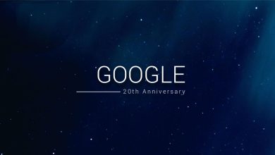 Google 20TH ANNIVERSARY