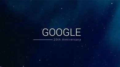Google 20TH ANNIVERSARY