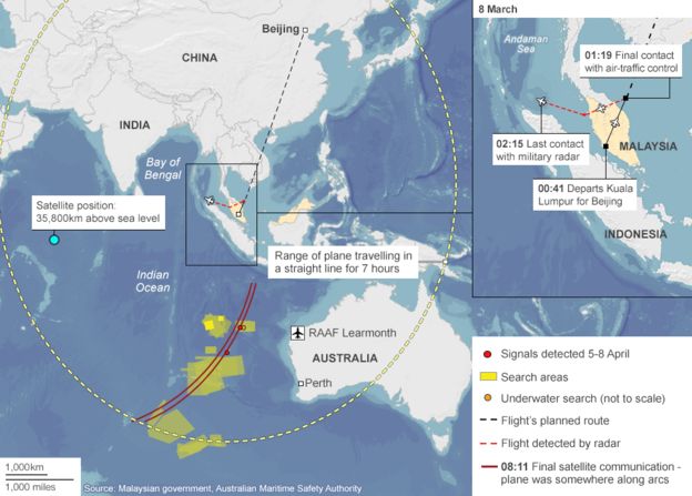 malaysian airliner search