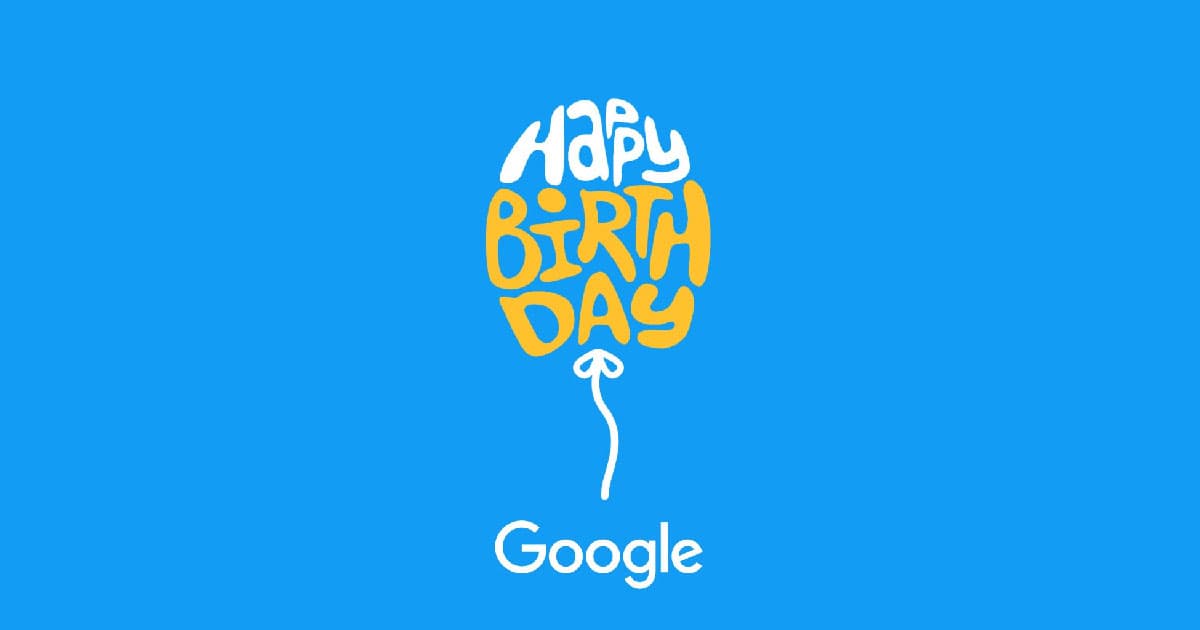 วันเกิด Google