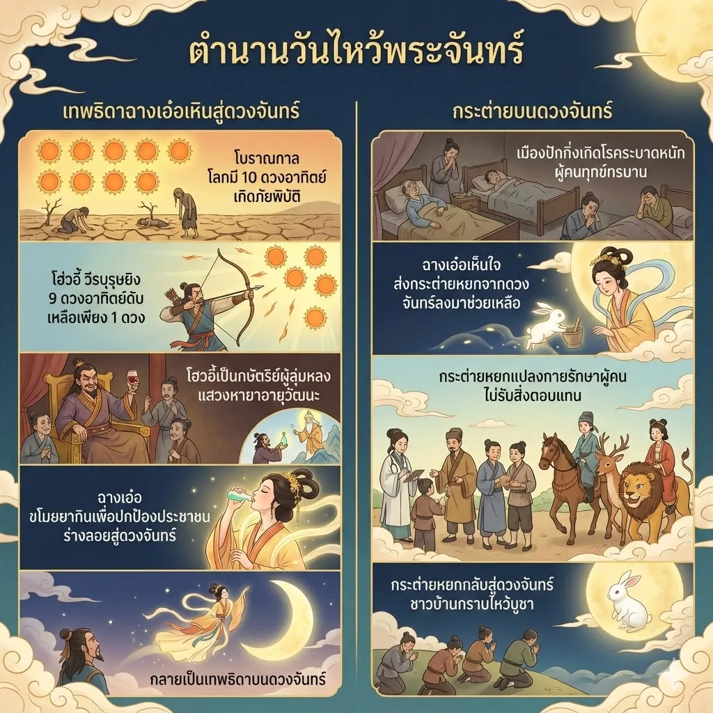 ตำนานวันไหว้พระจันทร์