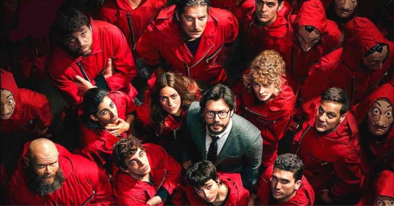 ซีรีส์ฝรั่งแนวดราม่า เรื่อง Money Heist ทรชนคนปล้นโลก