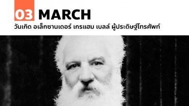 3 มีนาคม วันเกิด อเล็กซานเดอร์ เกรแฮม เบลล์ ผู้ประดิษฐ์โทรศัพท์