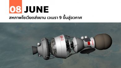 8 มิถุนายน สหภาพโซเวียตส่งยาน เวเนรา 9 ขึ้นสู่อวกาศ