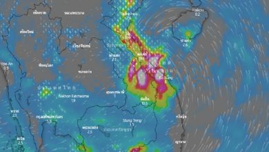 พายุโพดุล เตือนฝนถล่ม 39 จังหวัด เสี่ยงน้ำท่วมฉับพลัน