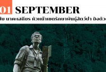 1 กันยายน สืบ นาคะเสถียร หัวหน้าเขตรักษาพันธุ์สัตว์ป่า ยิงตัวตาย