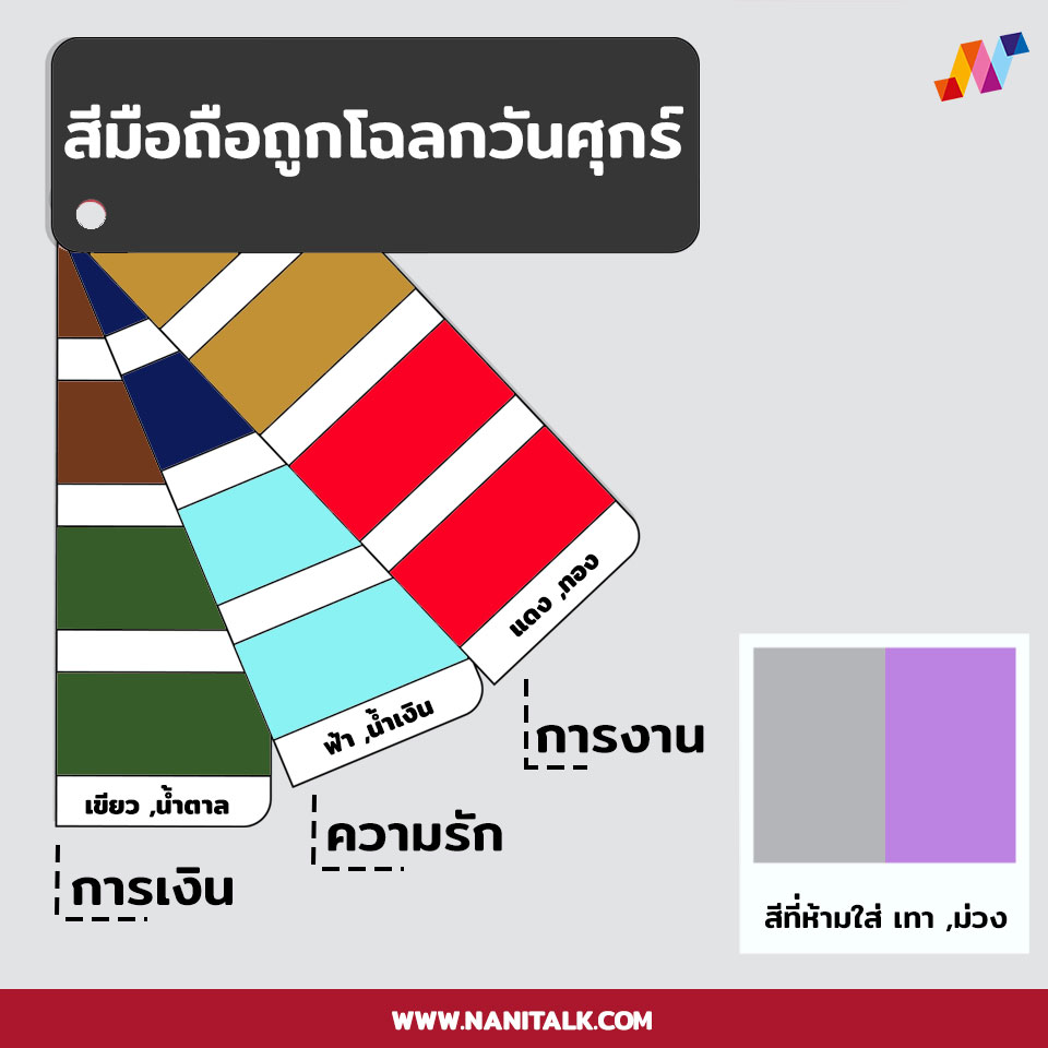 สีโทรศัพท์มงคลประจําวันศุกร์