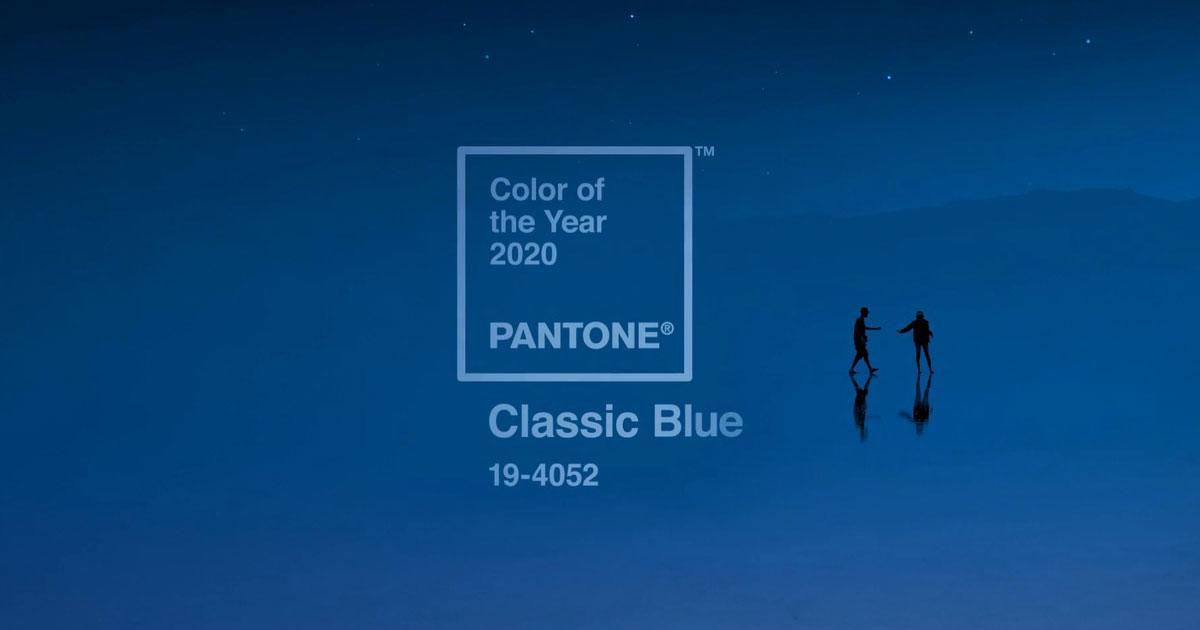 Pantone เลือกสี Classic Blue เป็นสีประจำปี 2020
