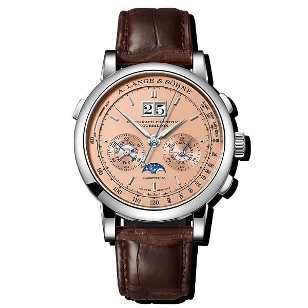 17 นาฬิกาผู้ชายแบรนด์ดัง ยี่ห้อไหนดี ปี 2022 / 2565 11 A Lange Söhne DATOGRAPH PERPETUAL TOURBILLON