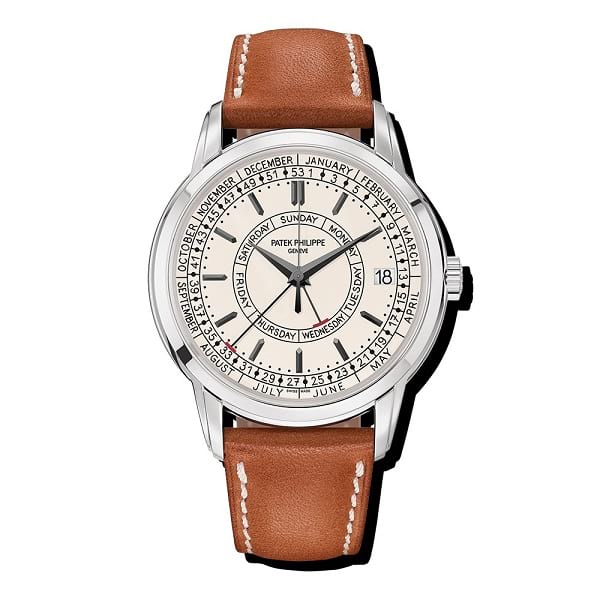 17 นาฬิกาผู้ชายแบรนด์ดัง ยี่ห้อไหนดี ปี 2022 / 2565 6 Patek Philippe Calatrava Weekly Calendar