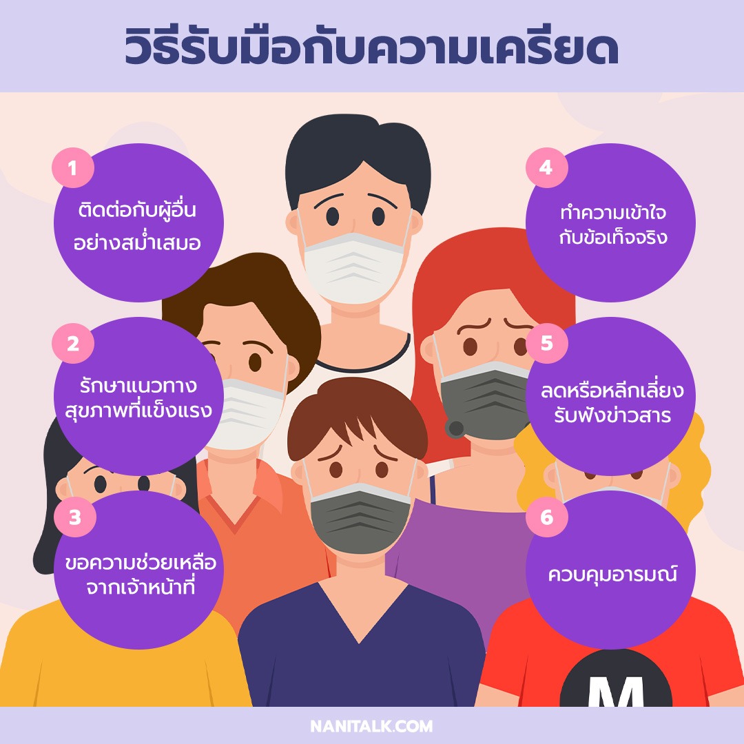 รับมือกับความเครียดภายใต้การระบาดของโรค 