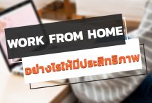 Work From Home อย่างไรให้มีประสิทธิภาพสูงสุด