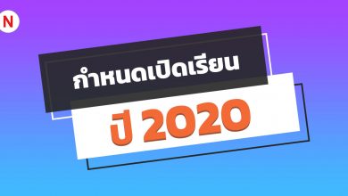 กําหนดเปิดเรียน 2567 / 2020 เปิดเรียนวันไหนมาดูกัน ?