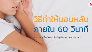 วิธีทําให้นอนหลับ ภายใน 60 วินาที!