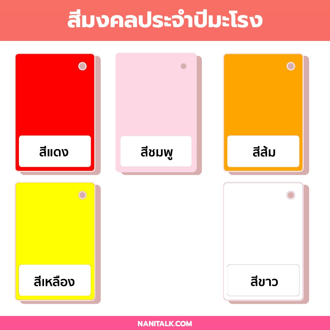 สีมงคลประจำปีเกิดปีมะโรง (ปีมังกร)-2021-5