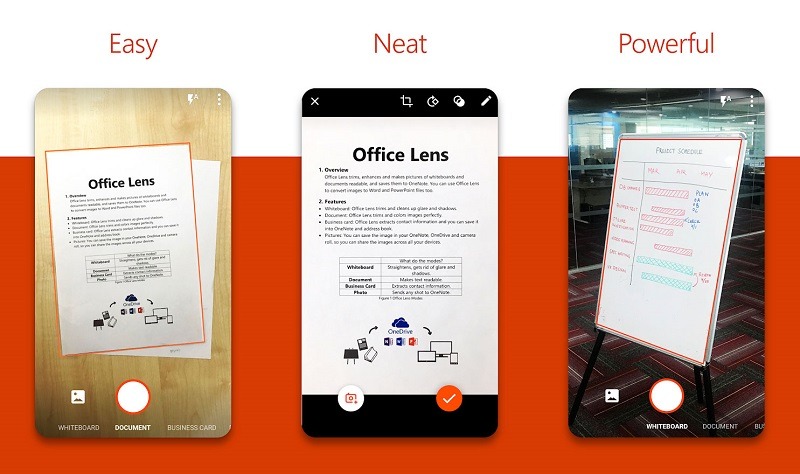 แอปสแกนเอกสาร Microsoft-Office-Lens