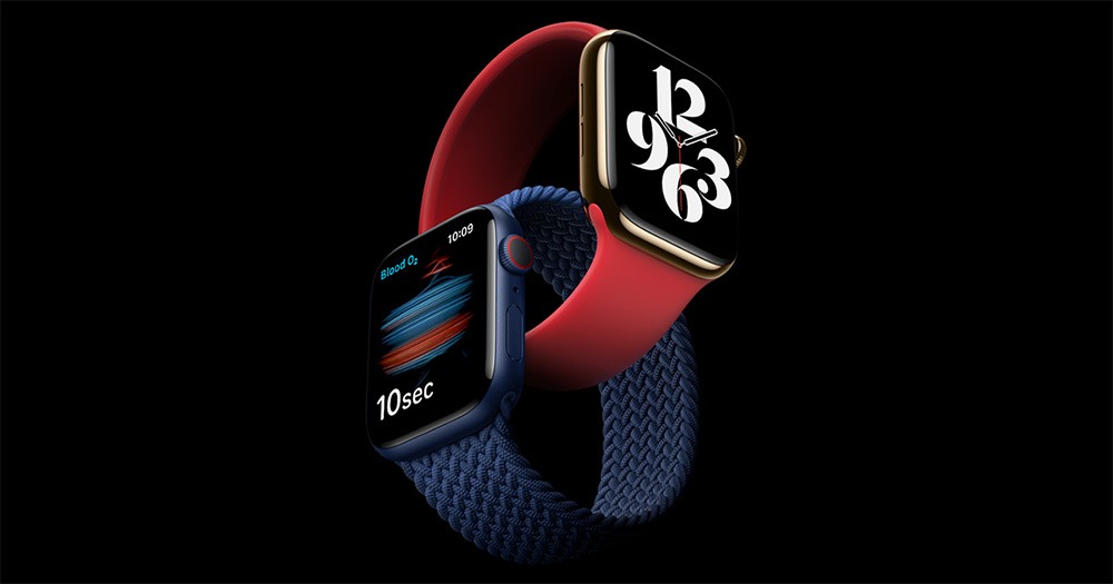 Apple Watch Series 6 พร้อมเซนเซอร์วัดค่าออกซิเจนในเลือด (SpO2)