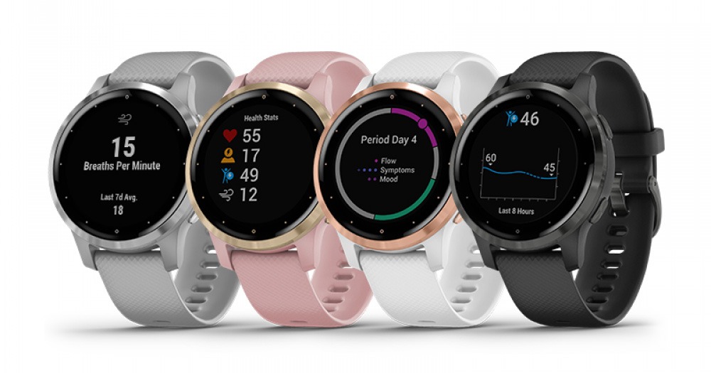 Garmin Vivoactive 4 พร้อมเซนเซอร์วัดค่าออกซิเจนในเลือด (SpO2)