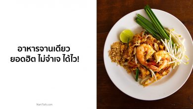 อาหารจานเดียว ยอดฮิต ไม่จำเจ ได้ไว!