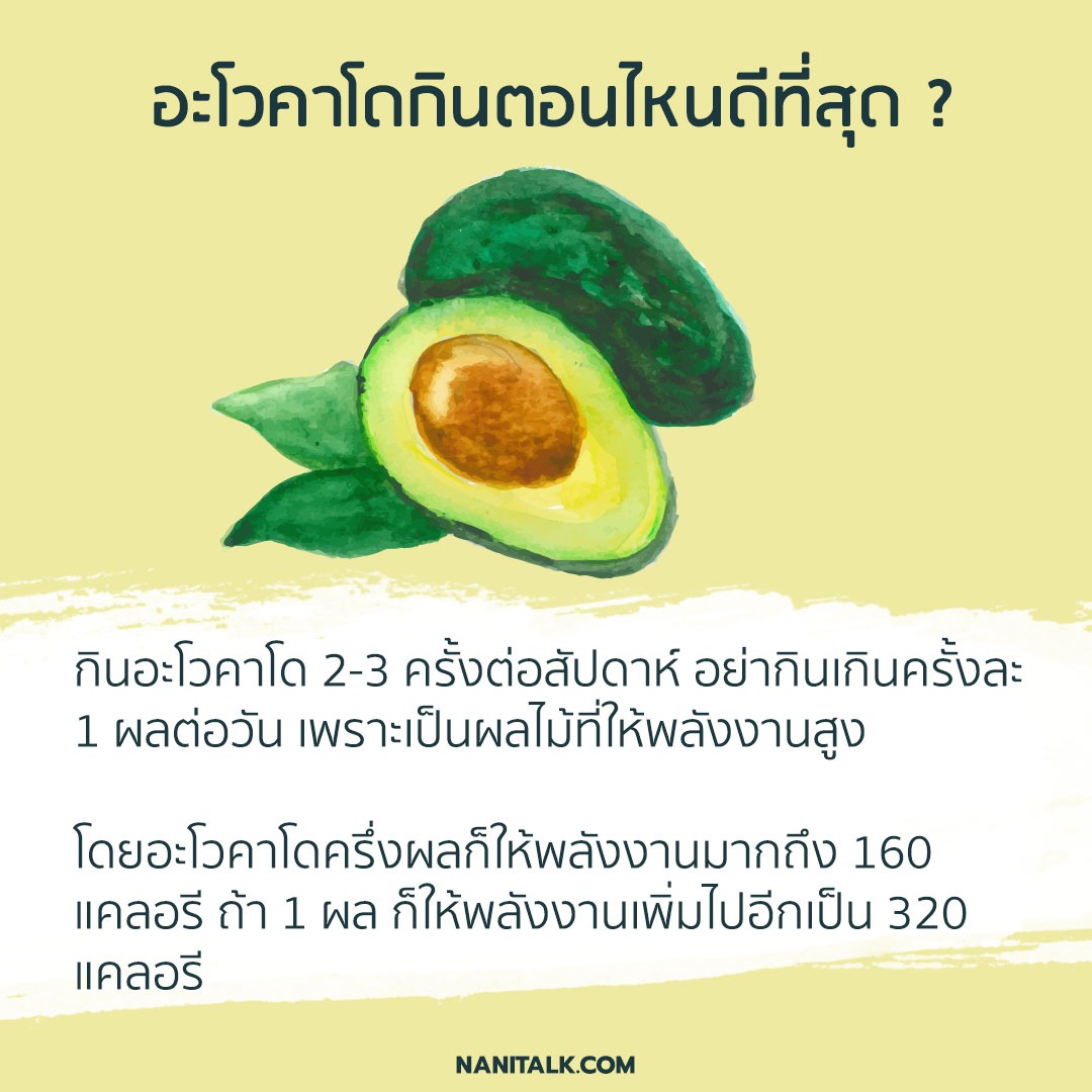 อะโวคาโด (Avocado) กินตอนไหนดีที่สุด ?