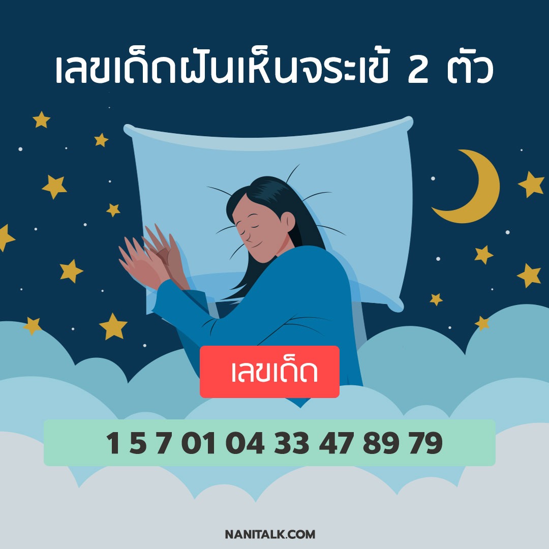 ทํานายเลขเด็ดเมื่อฝันเห็นจระเข้ 2 ตัว