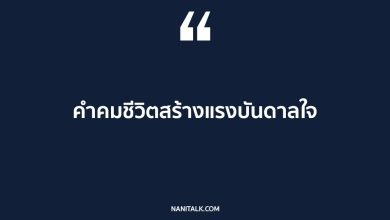 คำคมชีวิตสร้างแรงบันดาลใจ ให้มีแรงใจ