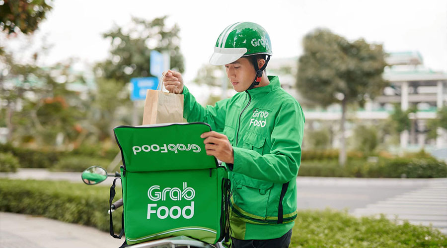 อาชีพเสริมหลังเลิกงานขับ Grab / พนักงานรับส่งอาหาร