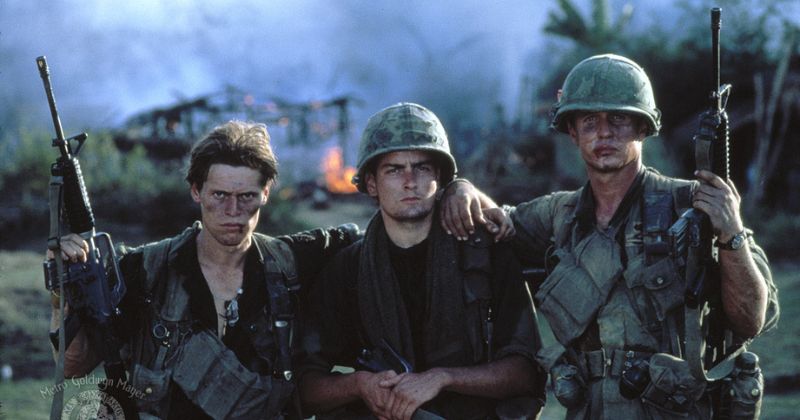 หนังสงคราม เรื่อง Platoon