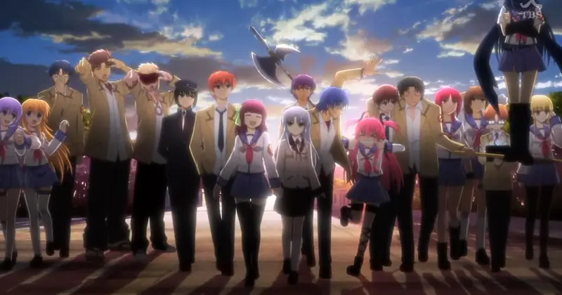 อนิเมะเศร้า เรื่อง Angel Beats แองเจิลบีทส์! แผนพิชิตนางฟ้า (2010)