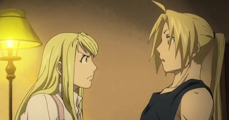 อนิเมะคู่รัก Edward และ Winry เรื่อง Fullmetal Alchemist