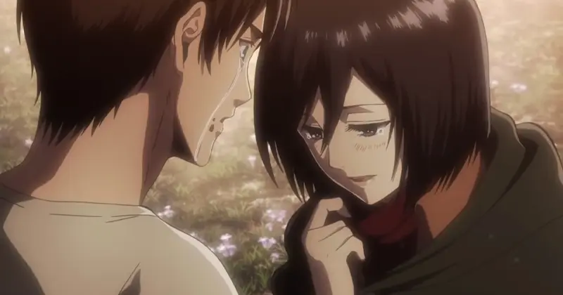 อนิเมะคู่รัก Eren และ Mikasa เรื่อง Attack on Titan