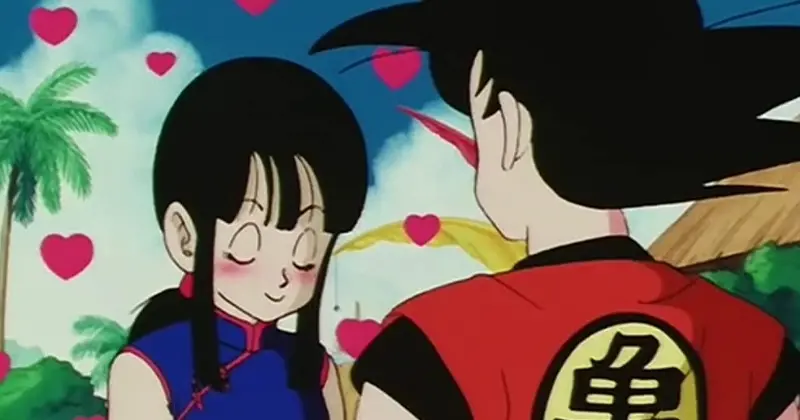 อนิเมะคู่รัก Goku และ Chi-Chi เรื่อง Dragon Ball