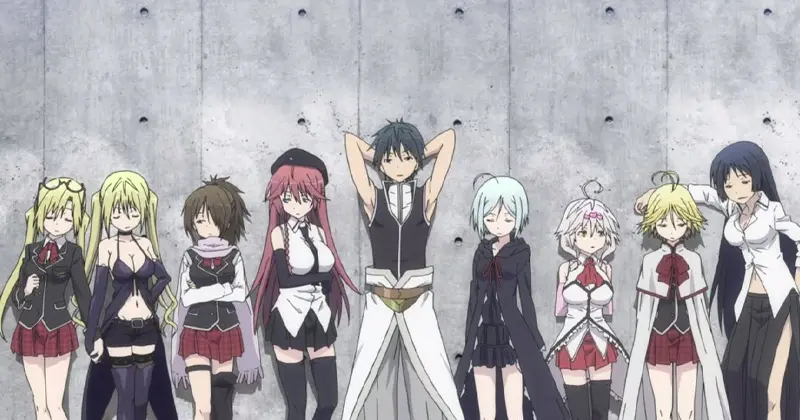 นิเมะฮาเร็ม Trinity Seven