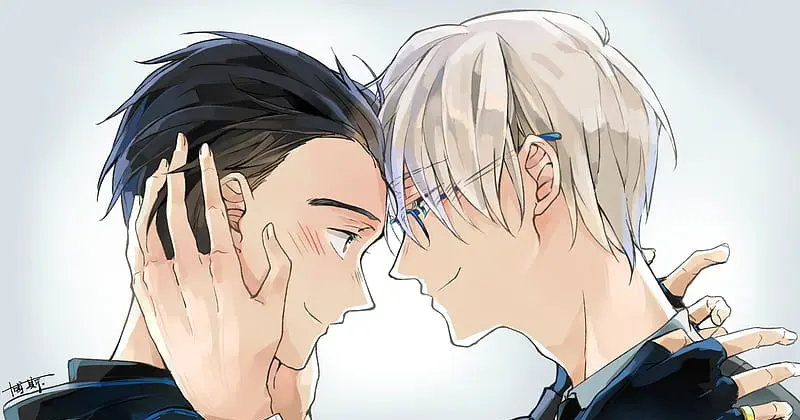 อนิเมะคู่รัก Yuuri และ Victor เรื่อง Yuri!!! on Ice