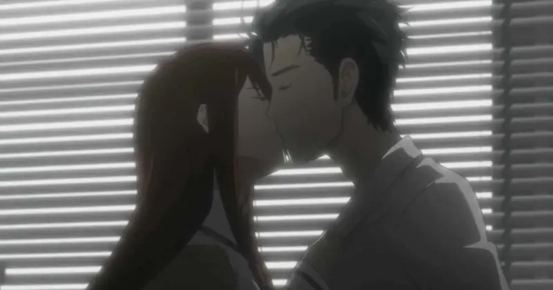 จูบของ Kurisu และ Rintaro เรื่อง Steins Gate