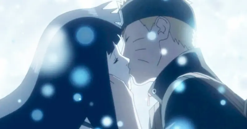 จูบของ Naruto และ Hinata's เรื่อง Naruto Shippuden