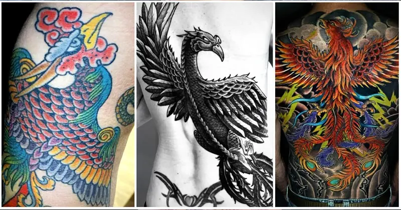 ลายสักญี่ปุ่นสวย ๆ ลาย ฟีนิกซ์ Phoenix Tattoos