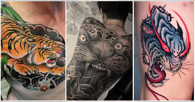 ลายสักญี่ปุ่นสวย ๆ ลาย เสือ Tiger Tattoos