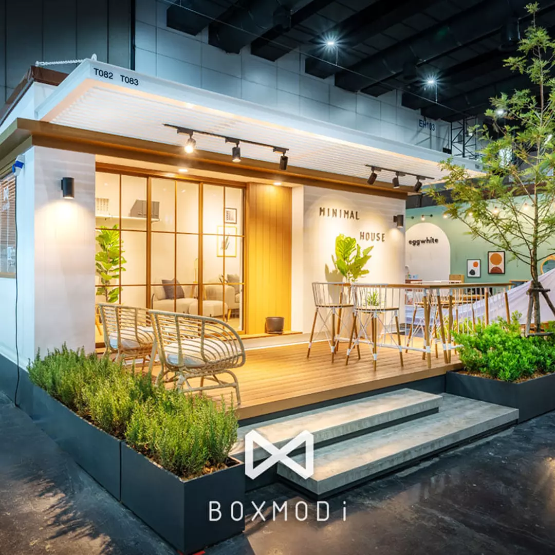 บ้านน็อคดาวน์/บ้านสำเร็จรูป Boxmodi