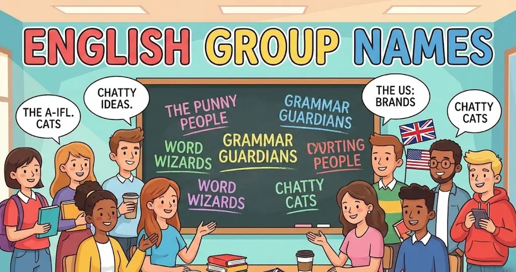 ชื่อกลุ่มภาษาอังกฤษ