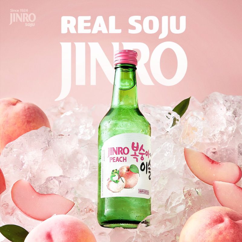 โซจูรสพีช Peach Soju