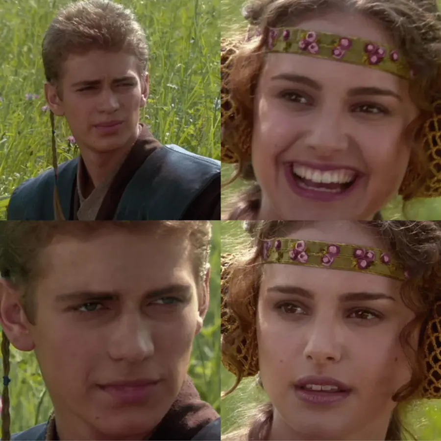 มีมตลก ๆ Anakin and Padme meme