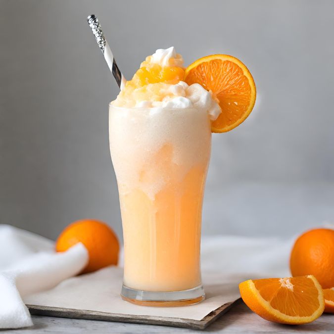 สูตรอิตาเลี่ยนโซดาเมนู Orange Creamsicle Italian Soda