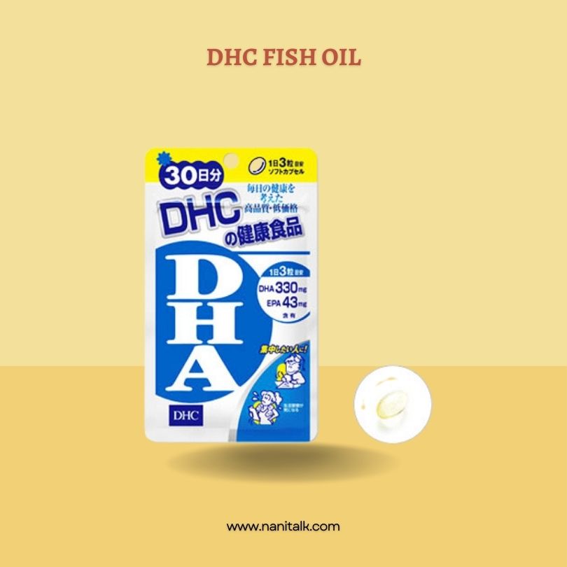 น้ำมันปลา อาหารเสริมสมอง DHC Fish Oil